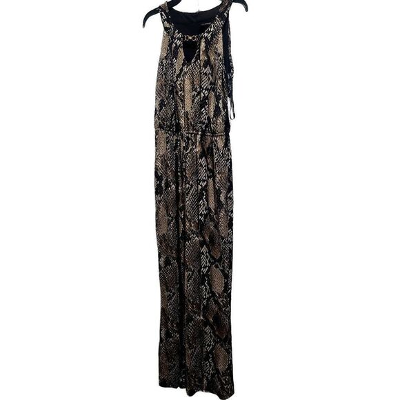 enfocus Pants - NWT Enfocus snake skin jumpsuit size 6